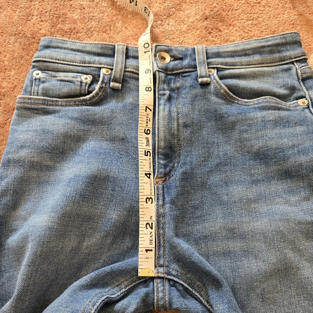 Rag And Bone Nina High-Rise Ankel Flare Jeans.
